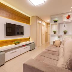 Varandas do Atlântico - Apartamento Sofisticado em Condomínio Pé na Areia