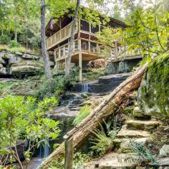 Pisgah Forest Cabin with Mountain and Waterfall Views!
