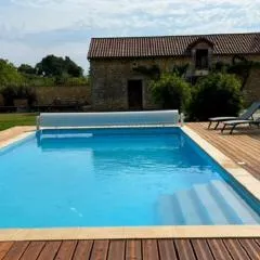 Grande maison rénovée avec piscine privée et parc, idéale pour vacances en famille en Dordogne - FR-1-616-216