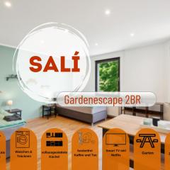 Salí - 2BR, 4 Beds, TV, Kitchen and Gardenspace