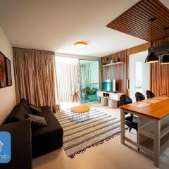 Apartamento de Alto Luxo 2/4 e Vista Mar na Barra