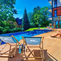 Apartament B23 Green Resort z Basenem, Sauną, Jacuzzi, Siłownią - 5D Apartments