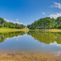 Alabama Retreat with Private Pond, Deck and Pool Table