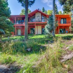 Expansive Angel Fire Home with Indoor Hot Tub!