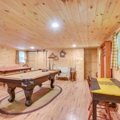 Serene Centre Hall Cabin with Stream On-Site!