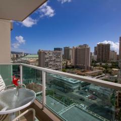 Beach condo A block to Waikiki Ala Moana Beach 2409