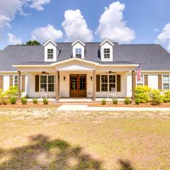 Stylish Hephzibah Home with Fire Pit and Theater Room!