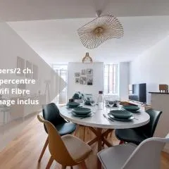 Le Nordique - 2 chambres - Fibre Wifi - Netflix - Ménage inclus