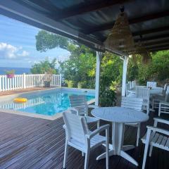 Villa de 3 chambres avec vue sur la mer piscine privee et jardin clos a Le Gosier a 4 km de la plage