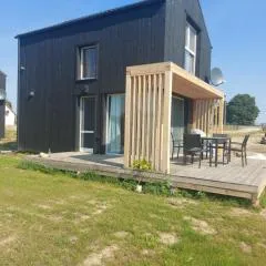 Dom Mazury w Ilawie czerwony i zielony