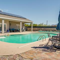 Las Cruces Home with Private Pool and Fire Pit!