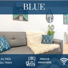 HOMEY BLUE - Petit Studio - Proche tram - Proche frontière - Wifi - Confortable