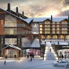 Lux Lapland Cranberry Levi center apartment 61m2 ski-in ski-out 2 bedr & 2 bathr