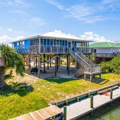 Waterfront Dauphin Island Home with Deck and Boat Dock