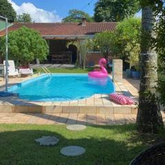 Chalé Flamingo com Piscina Casa inteira em Morretes