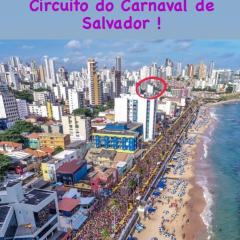 Belíssimo Apto vista mar espetacular na Barra - 100 metros da praia!