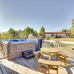 Fairplay Retreat with Private Hot Tub and Fireplace!