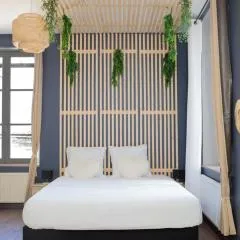 EVASION TROPICALE - studio avec spa, cosy et rénové au cœur de Soissons - 2 pers