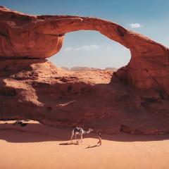 wadi rum tha moon