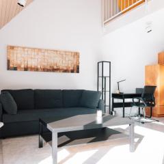 Maisonette-Wohnung Airport Messe Stuttgart - Balkon - Parkplatz