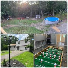 “Spare moments” Vacation House w Private Pool, Firepit, Game Room, Close to Lakes
