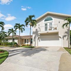 Pet-friendly two-story home with pool, spa, and grill
