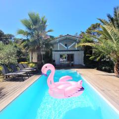 *VILLA PALMA* 5 suites parentales, plage à 600 m, Vieux-Boucau