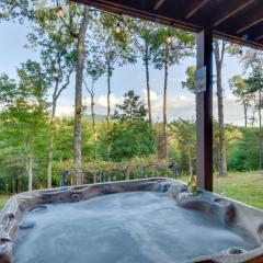 Ellijay Cabin Rental with Hot Tub and Mountain Views!