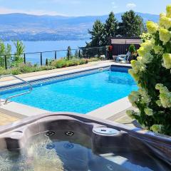 Stunning Lake View w Private Hot tub, Pool -snl & Outdoor Kitchen 2400sqft
