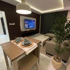 شقة مودرن غرفة وصالة حي العقيق