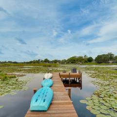 Lakefront Deltona Vacation Rental with Dock and Kayaks