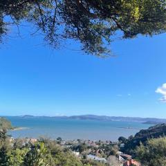 Sea views from holiday home