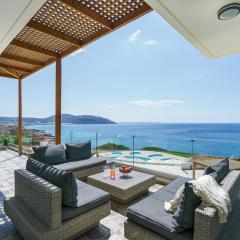 Beachfront Villa Atalandia with Heated Pool, Gym, BBQ & Office