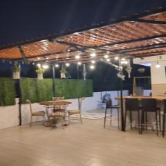 Terraza en centro de la ciudad