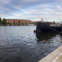 Houseboat in Amsterdam