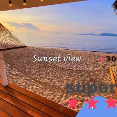 -20 percent OFF! Private BEACH FRONT house Sunset