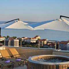 Modern villa with jacuzzi, beautiful sea view, near Split! Villa 36A