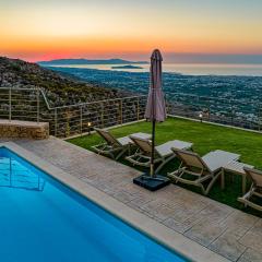 Villa Lia Chania with private ecologic pool and amazing view!
