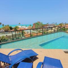 Flat com vista para a praia de Porto de Galinhas