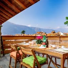 Green Chalet Scalotta - Wonderful Terrace Lake and Mounts View with Spa