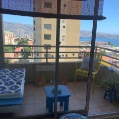 Hermoso departamento con vista panorámica a la Bahía de Valparaiso