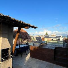 Casa Rústica com Rooftop e 2 Piscinas - 100mts do Mar - Rota dos Milagres