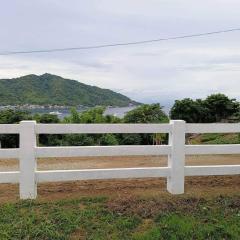 Ocean and mountain view house