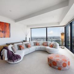 Modern meets Retro in Penthouse with Soaring Views