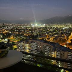 Amazing view of Santiago