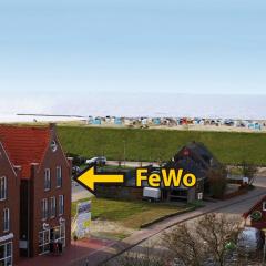 Ferienwohnung Meeresblick Norddeich mit Balkon