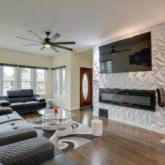 Maywood Vacation Rental with Electric Fireplace