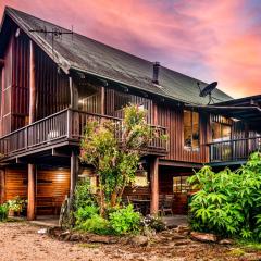 Treetops Sanctuary - Luxury Treehouse pole home