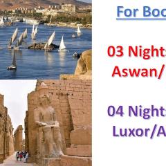 Luxor Luxury Nile Cruises - From Luxor 04 & 07 Nights Each Saturday - From Aswan 03 & 07 Nights Each Wednesday