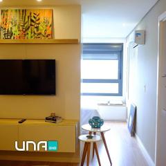 Studio charmoso no Parque Una com garagem